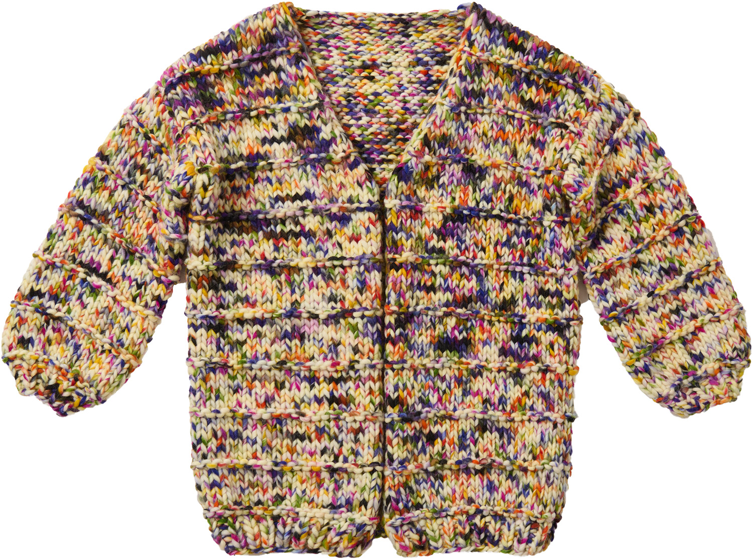 Wollpaket KONFETTI-JACKE - Gr. S - Brigitte
