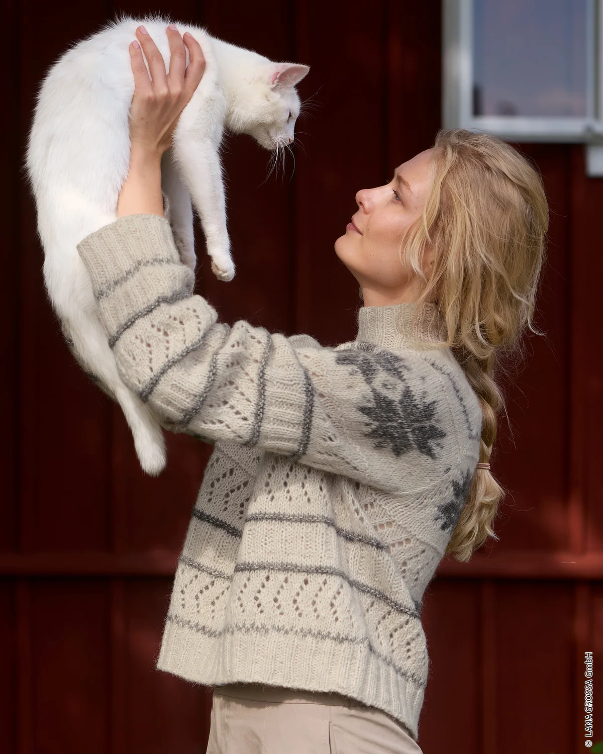 Kleidung, Pullover, Strickpullover, Mustermuster, Katze