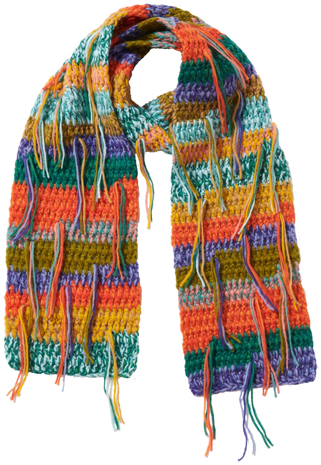 Knit-Kit "Bunter Häkelschal" - Brigitte