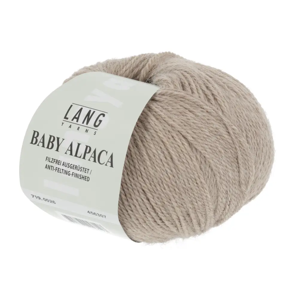 BABY ALPACA - 0026 sand melange - Lang Yarns
