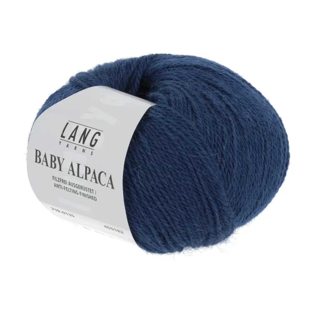 BABY ALPACA - 0135 marine - Lang Yarns