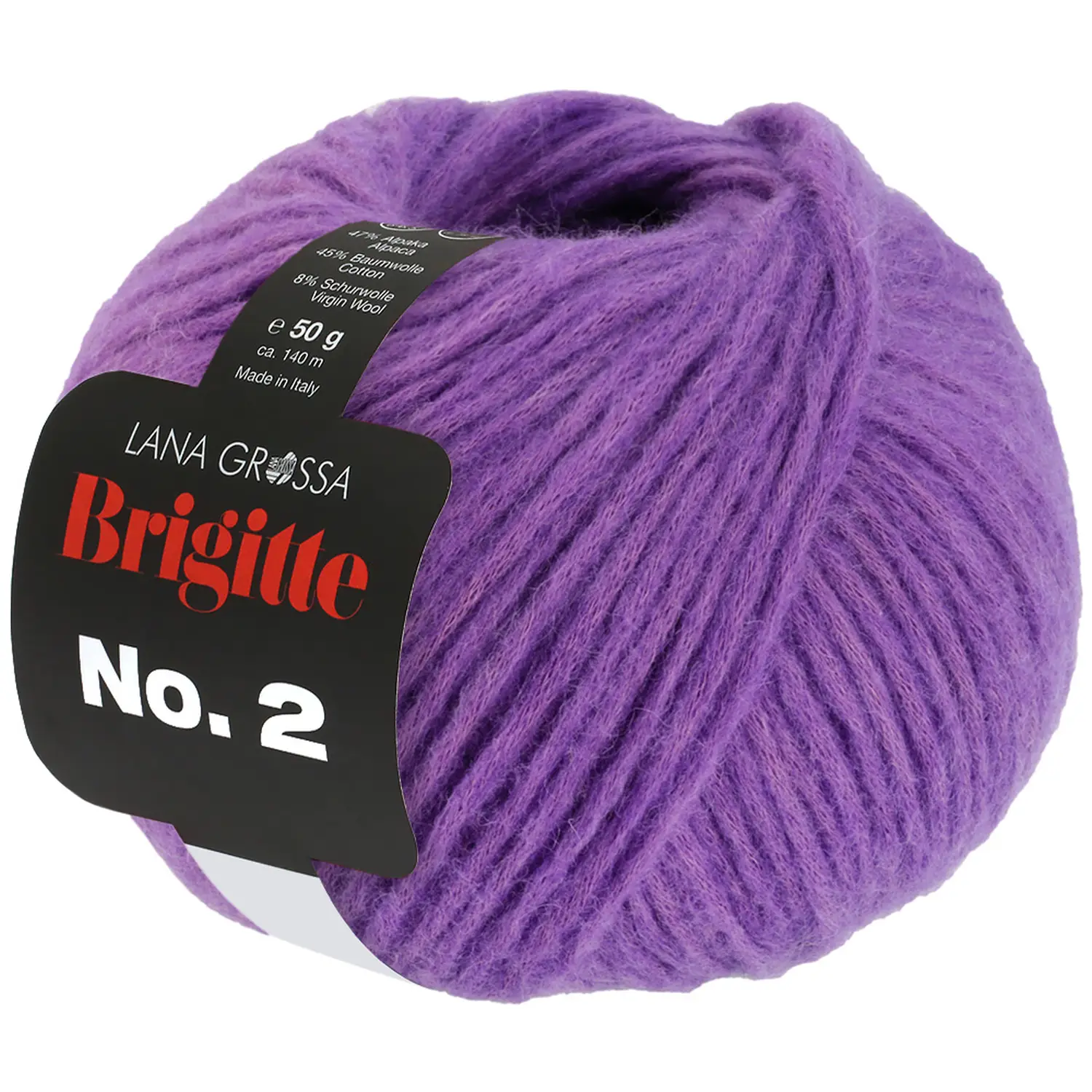 BRIGITTE No. 2 - 062 viola - Lana Grossa