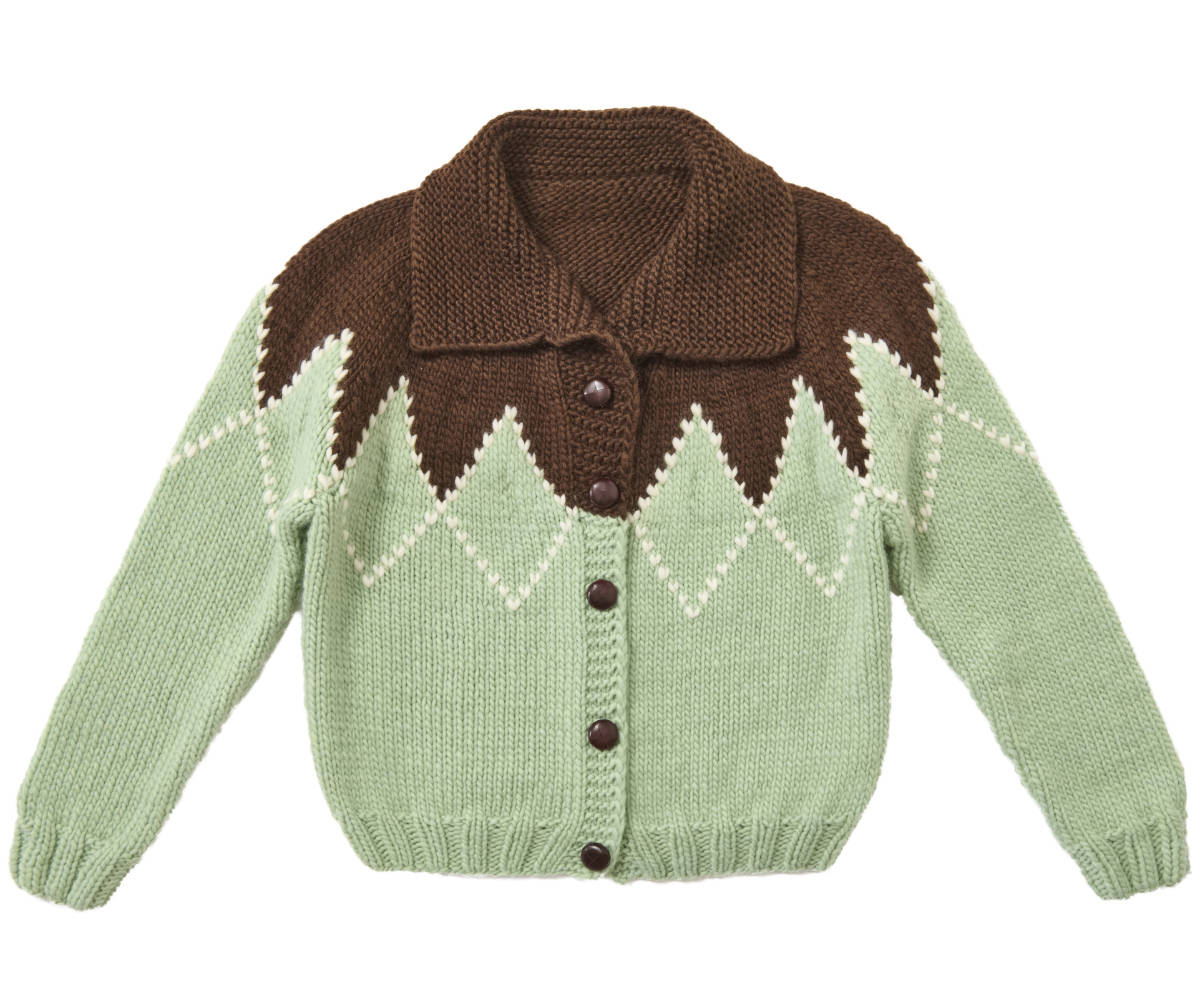 DIY-Wollpaket JACKE MIT RHOMBENPASSE - Brigitte aus Lana Grossa Per Lei