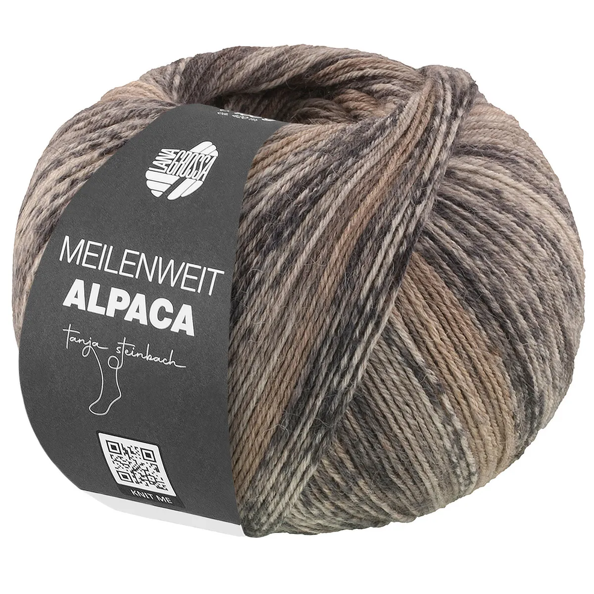 MEILENWEIT 100 ALPACA MIX -  2301 Beige/Greyish Beige/Pebble Gray/Greyish Brown/Mocha  - Lana Grossa
