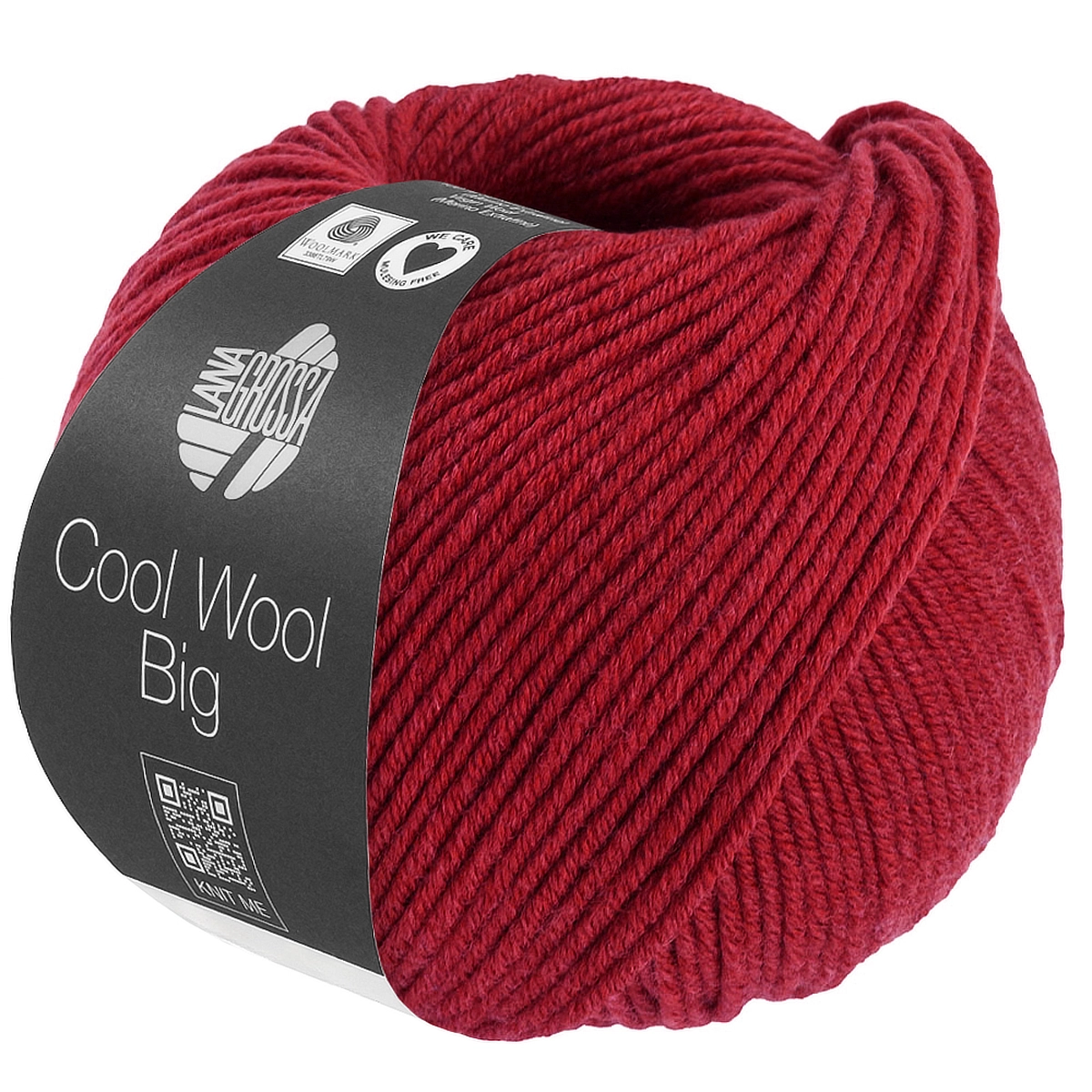 COOL WOOL BIG MÉLANGE - 1701 Kirschrot meliert - Lana Grossa