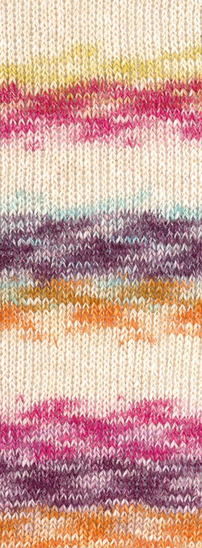 3031 Orange/Brombeer/Helltürkis/Pink/Natur/Limette