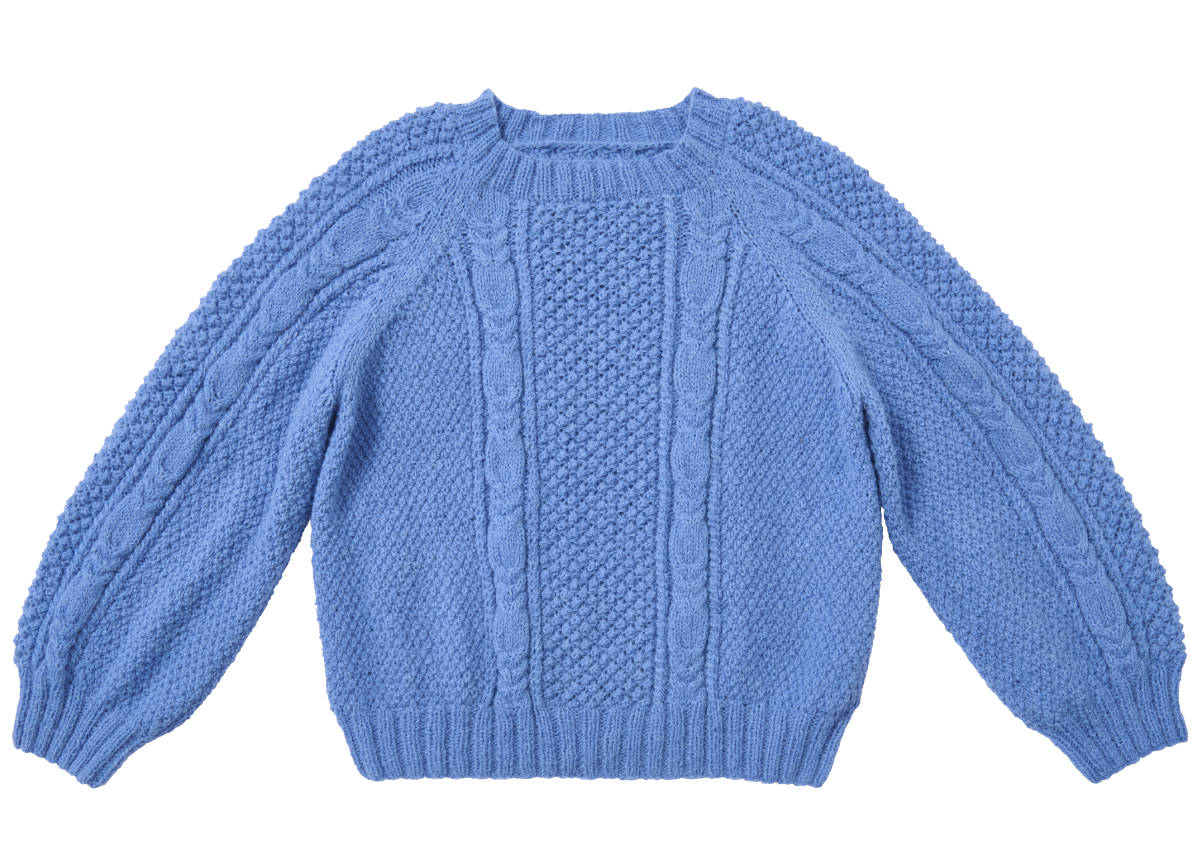 DIY-Wollpaket PULLOVER MIT IRISCHEM MUSTER - Brigitte aus Rico Design Luxury Alpaca Superfine Aran