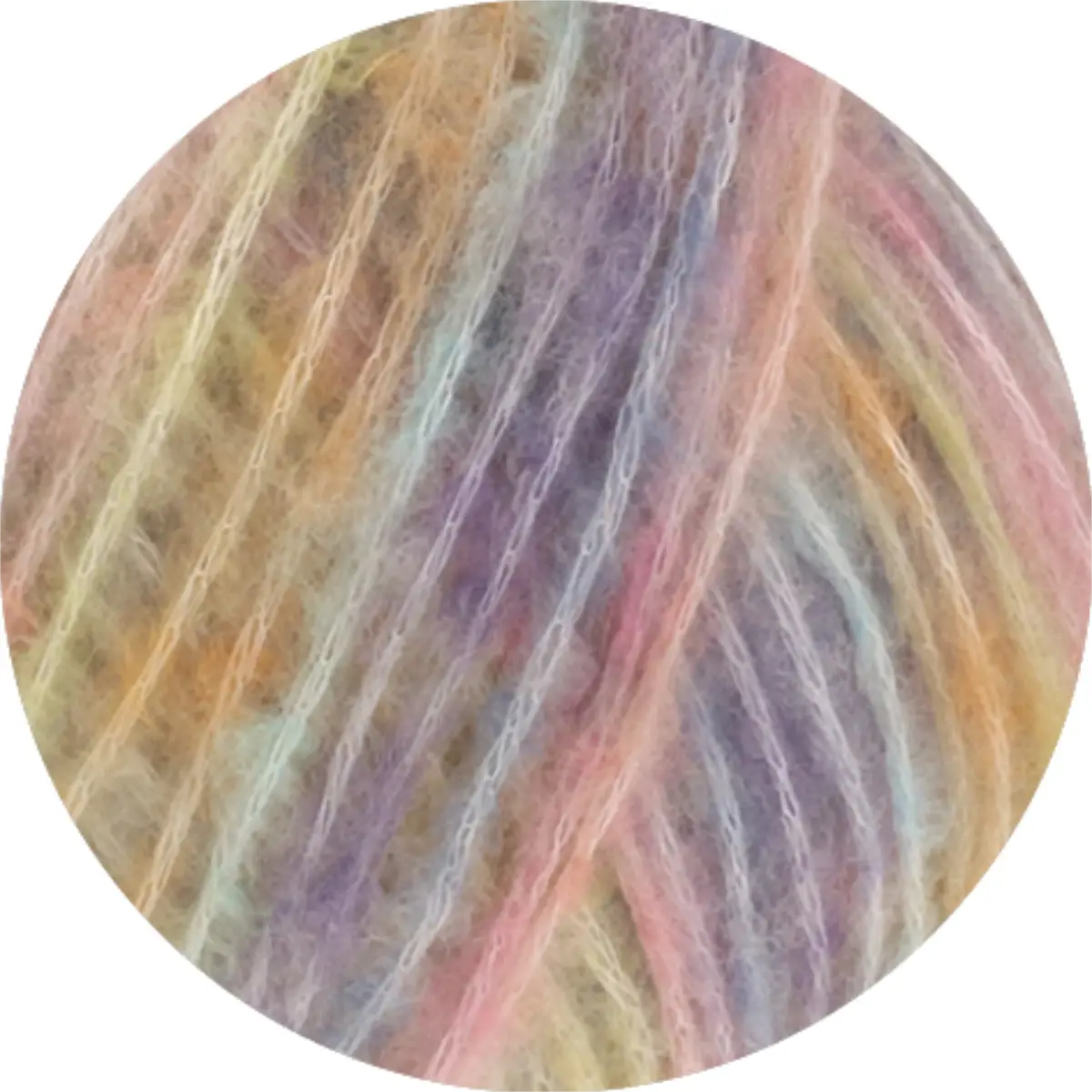 006 Natur/Gelb/Orange/Lachs/Rosa/Zartlila/Türkis