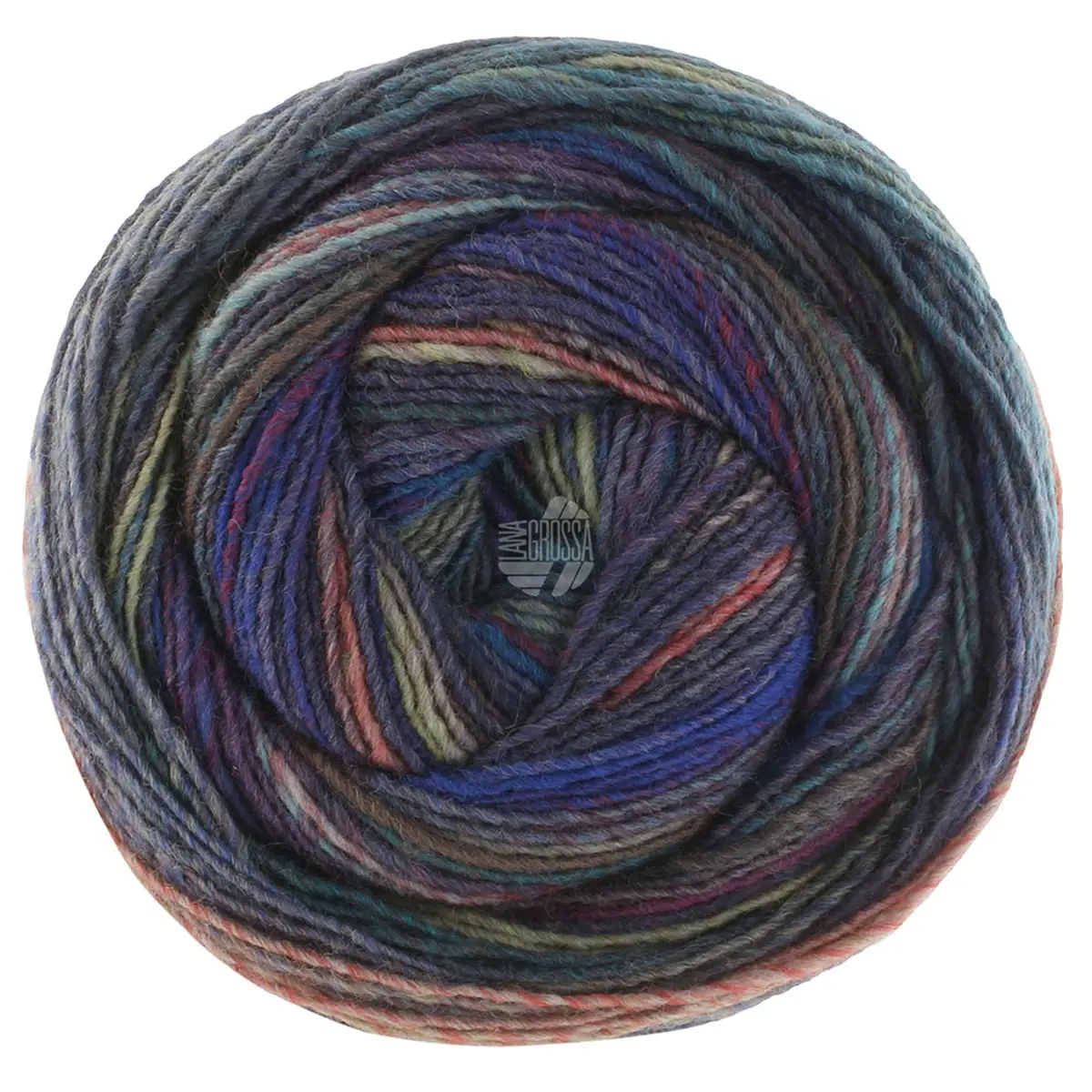 GOMITOLO INTENSO -  231 Dark Gray/Dark/Grey-Blue/Petrol/Rosewood/Blue-Violet/Grey-Green  - Lana Grossa GOMITOLO INTENSO -  231 Dark Gray/Dark/Grey-Blue/Petrol/Rosewood/Blue-Violet/Grey-Green  - Lana Grossa