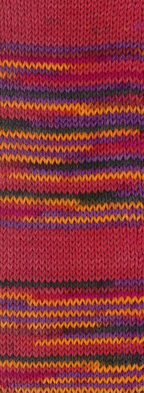 7033 Dunkel-/Weinrot/Orange/Violett/Dunkelgrün/-grau