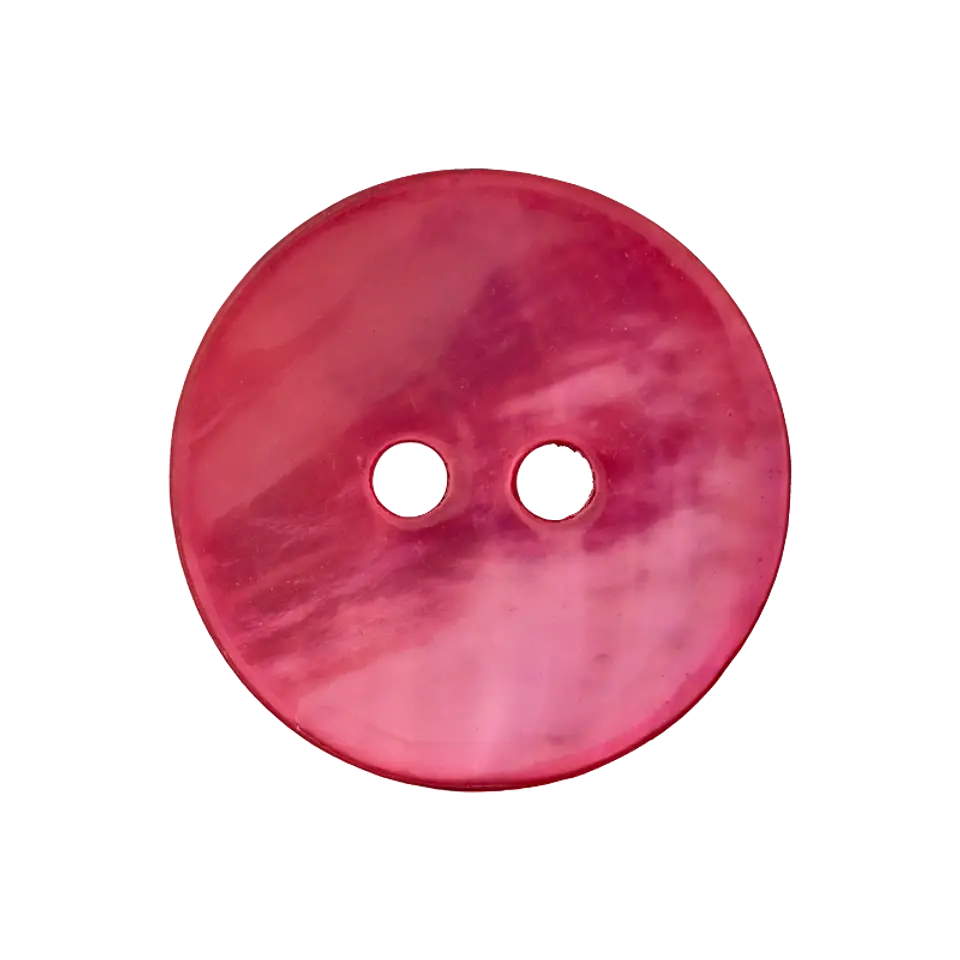 Mother of Pearl Button "Circular" 15mm - 00052 pink - Union Knopf