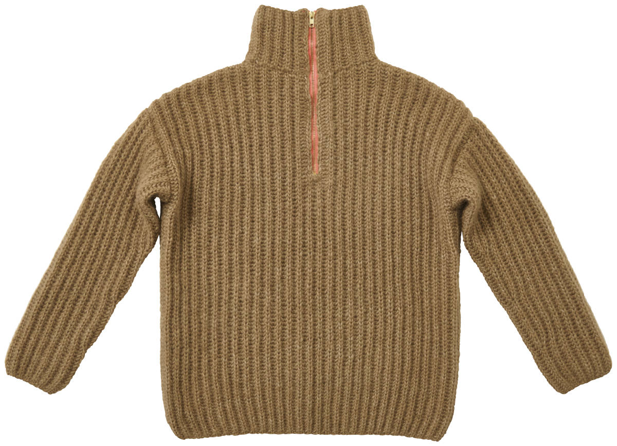 DIY-Wollpaket PULLI MIT REISSVERSCHLUSS - Brigitte aus Rico Design Luxury Baby Alpaca & Merino Chunky