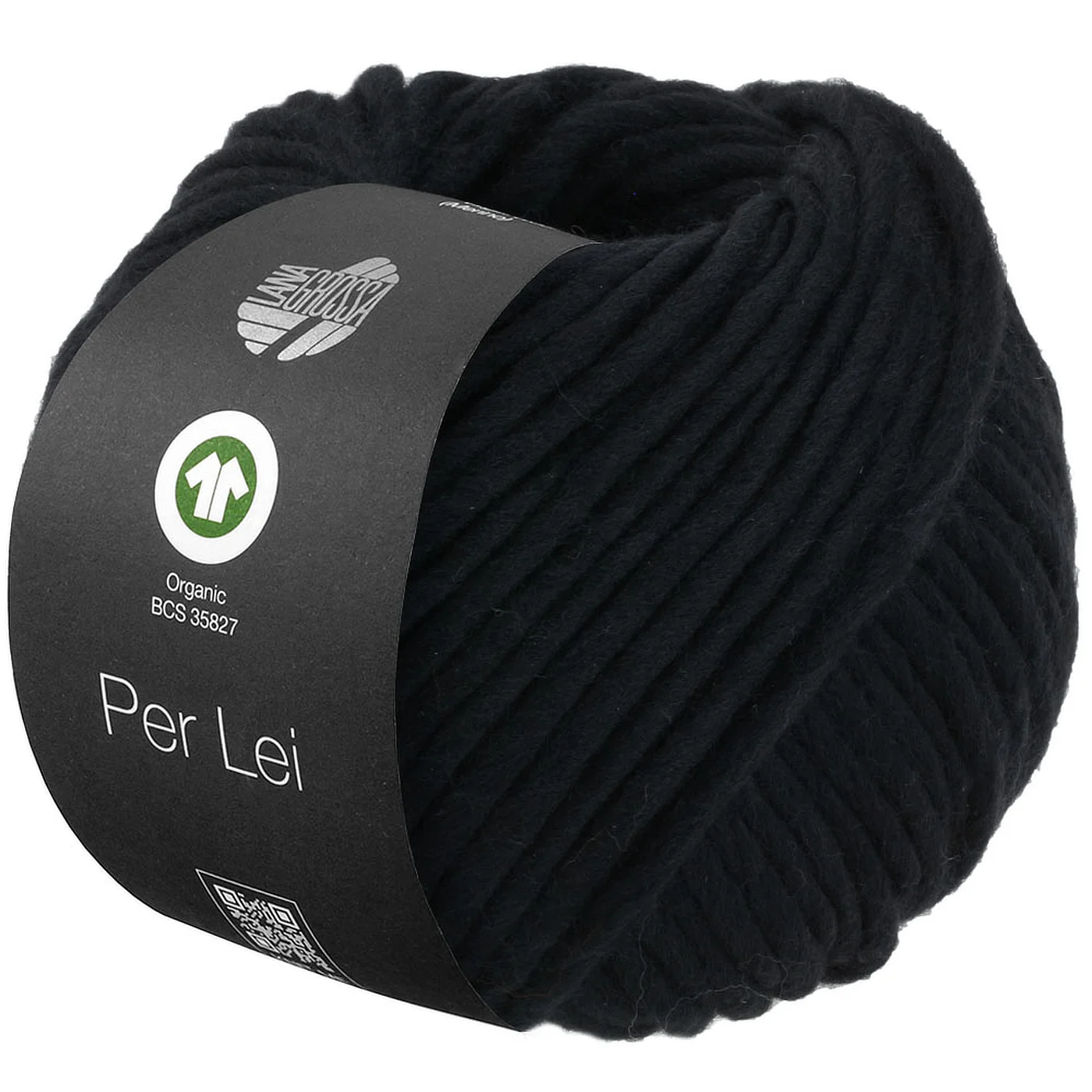 Wolle, Perle?, Organic, schwarz, Garn