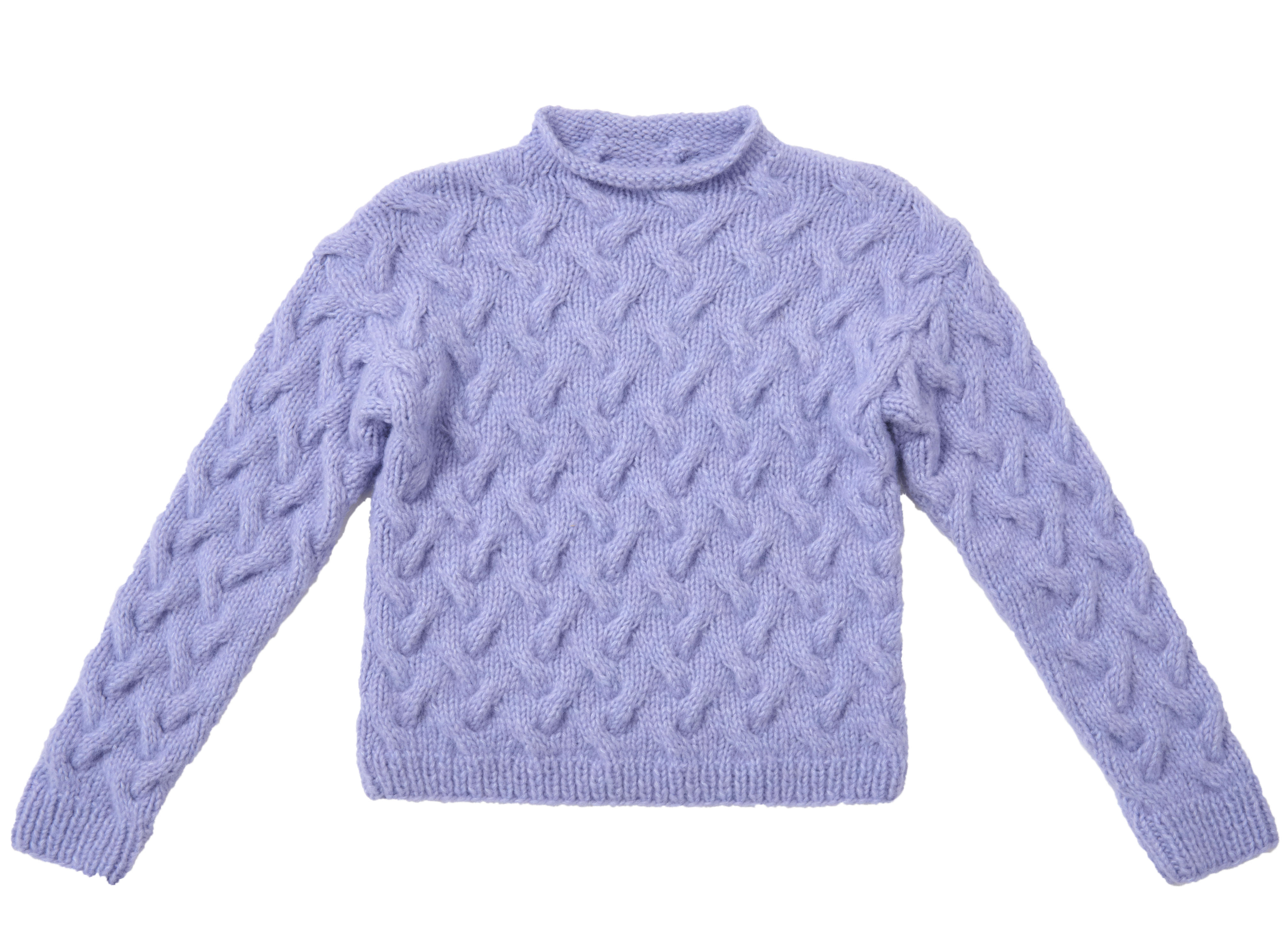 DIY-Wollpaket ZOPF-PULLOVER - Brigitte aus Lana Grossa Ecopuno Chunky