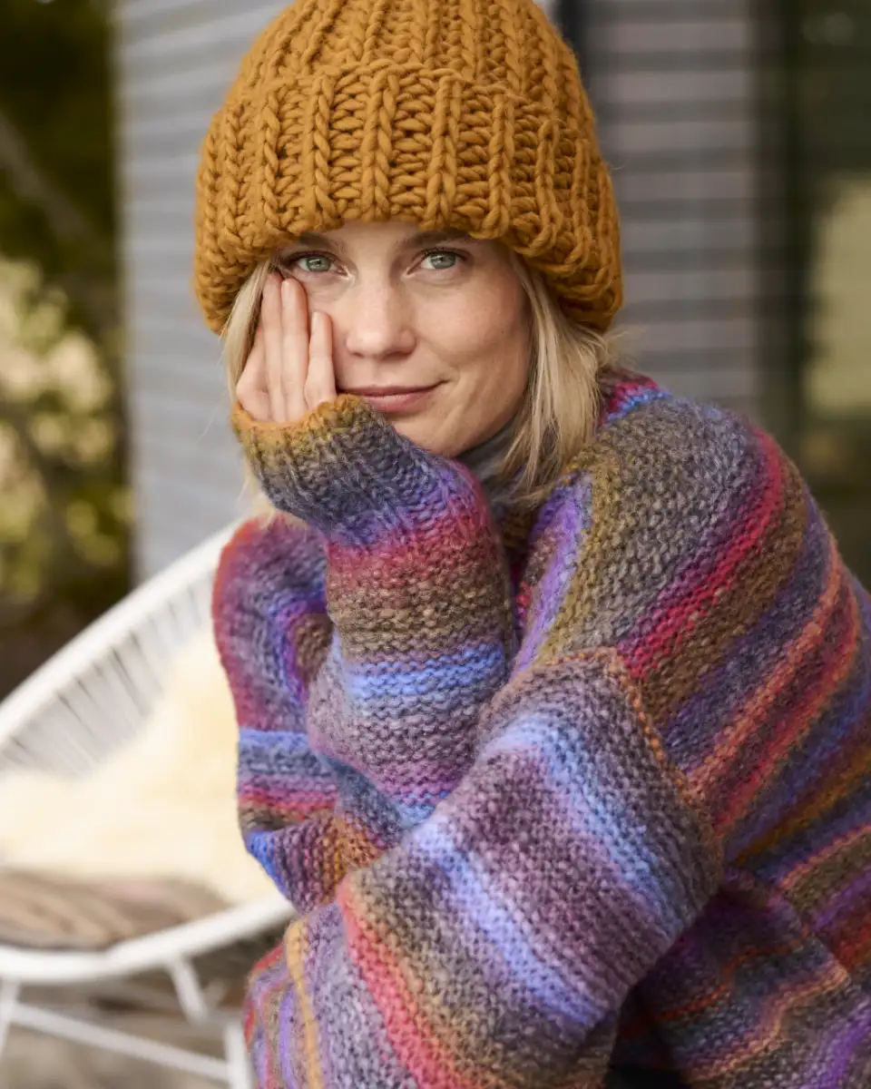 DIY-Wollpaket PULLOVER MIT FARBVERLAUF Gr. S - Brigitte