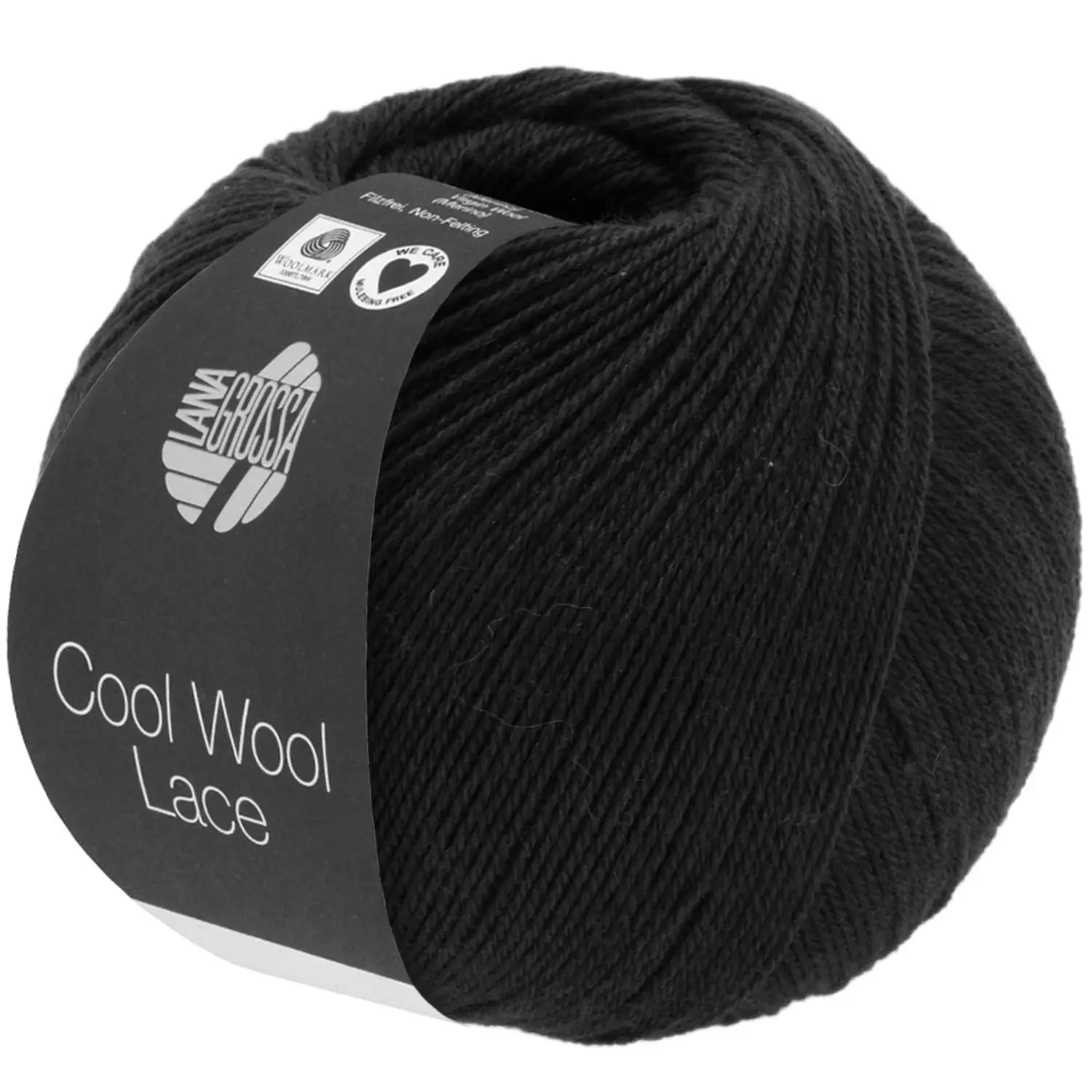 COOL WOOL Lace - 024 schwarz - Lana Grossa