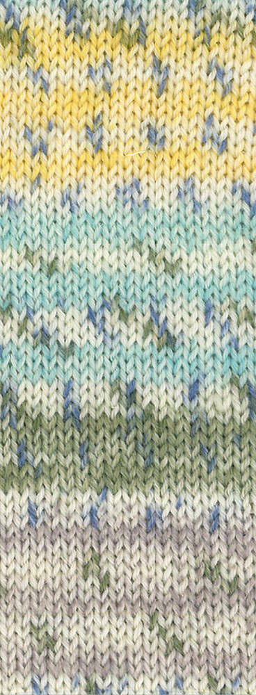 929 Mint/Oliv/Ecru/Taupe/Graublau Gestreift/Gesprenkelt
