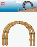 Bambuskäfig, Bambusgriff, Handtaschengriff, Natur Bambus, Rattan Griff
