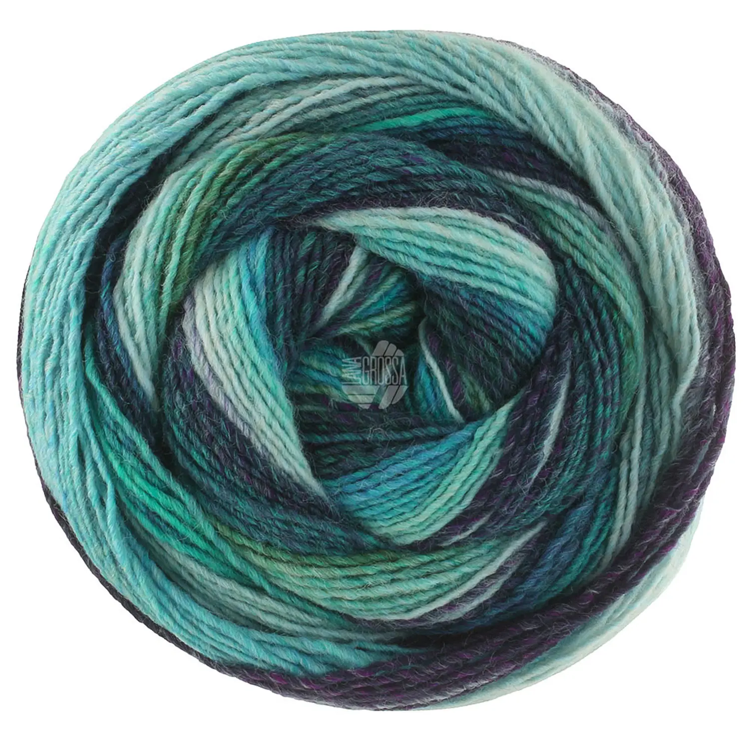 GOMITOLO FUMO -  511 Mint/Turquoise/Sea Green/Light/Dark Petrol  - Lana Grossa GOMITOLO FUMO -  511 Mint/Turquoise/Sea Green/Light/Dark Petrol  - Lana Grossa
