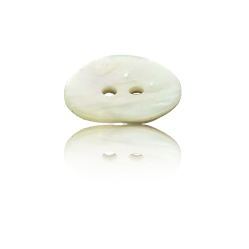 Circular Mother-of-Pearl Button - 14 mm - Union Knopf