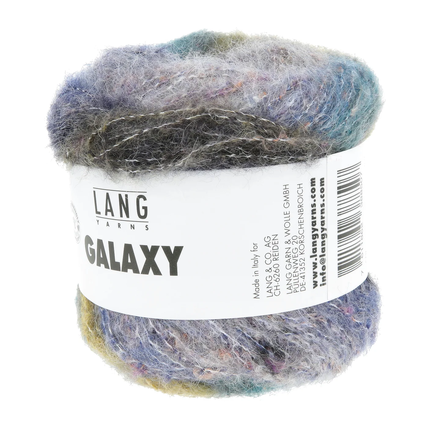 GALAXY - 0004 Grau/Blau/Gelb - Lang Yarns