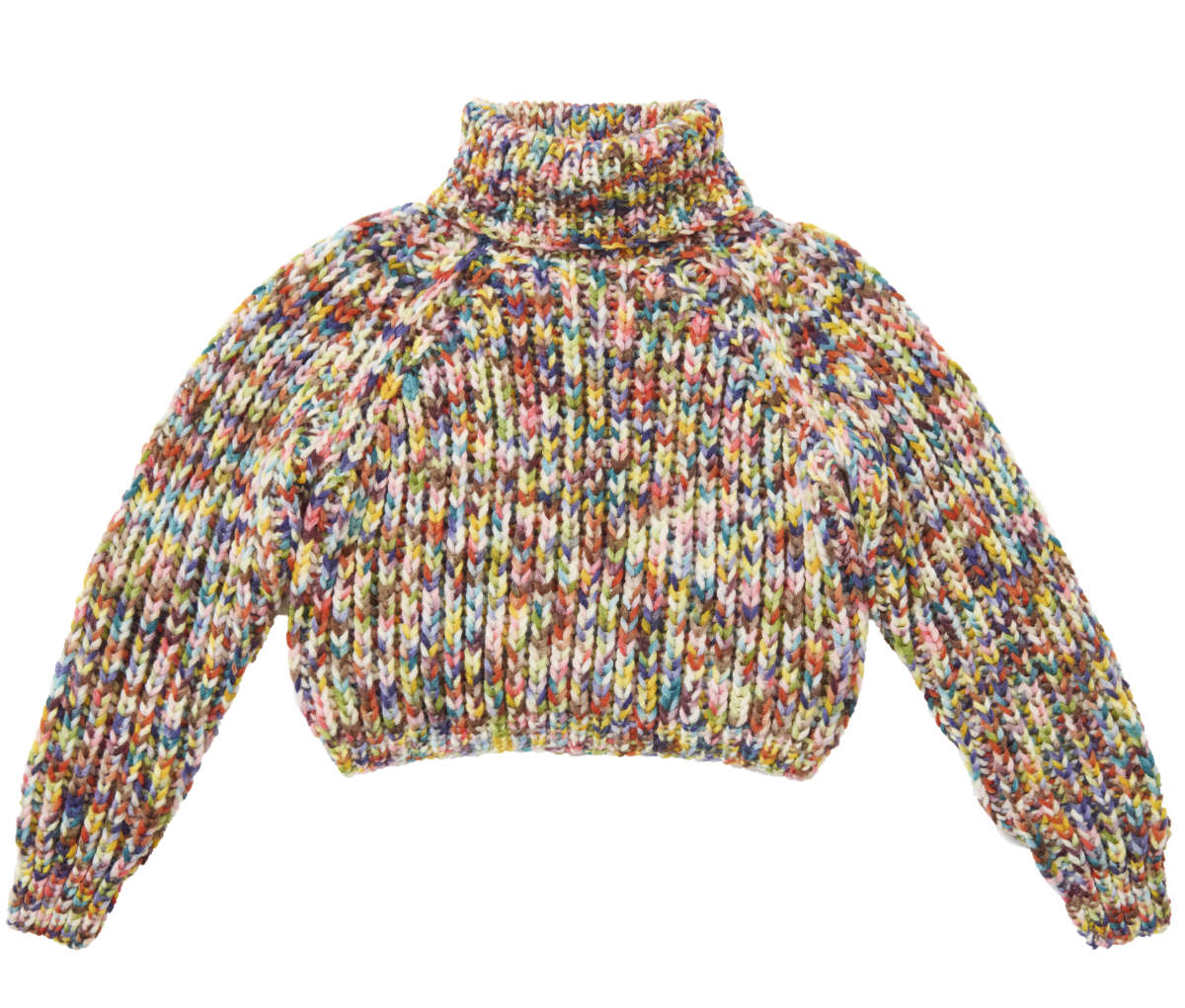 DIY-Wollpaket PULLOVER MIT RAGLANÄRMELN - Brigitte aus Lang Yarns Mosaic