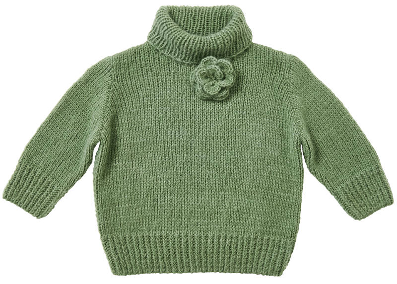 DIY-Wollpaket ROLLI MIT HÄKELBLÜTE - Brigitte aus Lana Grossa Mohair Di Gio