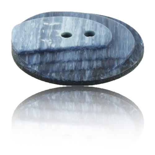 Modeknopf im Denim-Look 25mm - Union Knopf