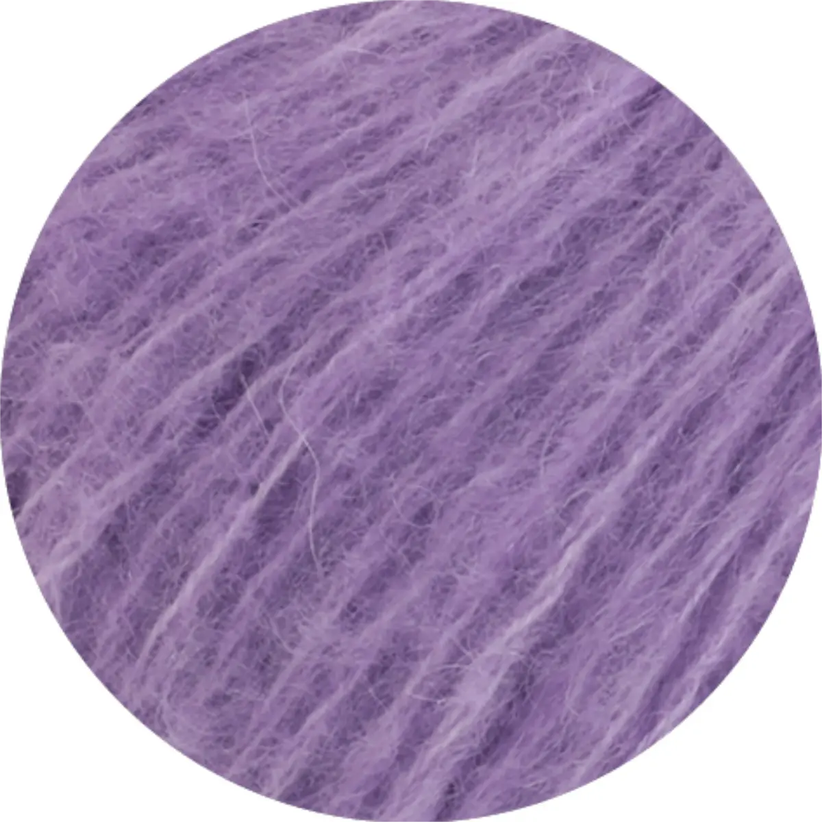 Lana Grossa Mohair Di Gio Farbe 1 Fliederlila Lana Grossa Mohair Di Gio aus 55% Mohair (Superkid), 45% Schurwolle (Merino superfein) in Farbe 001 Fliederlila