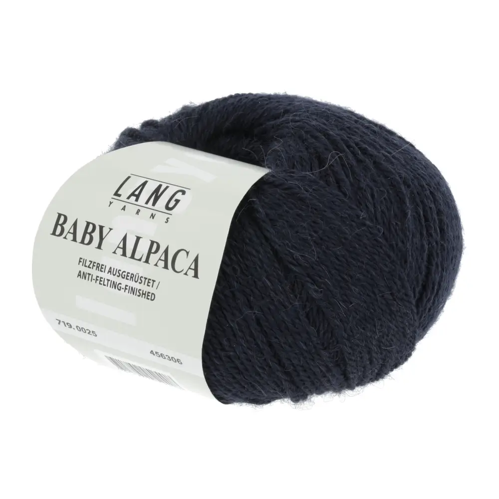 BABY ALPACA - 0025 navy - Lang Yarns