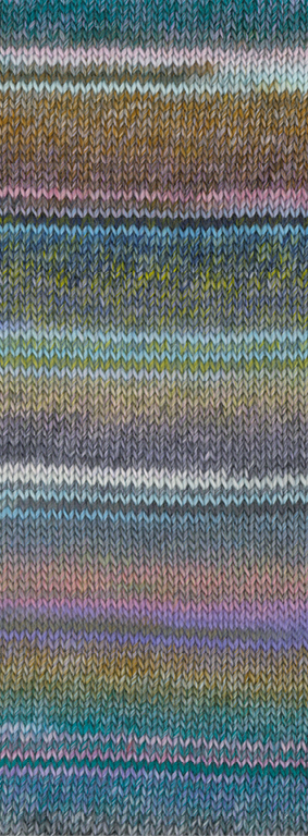 COLORISSIMO - 201 Hell-/Dunkelgrau/Eisblau/Petrol/Zart-/Altrosa/;Graubraun/Oliv/Li - Lana Grossa