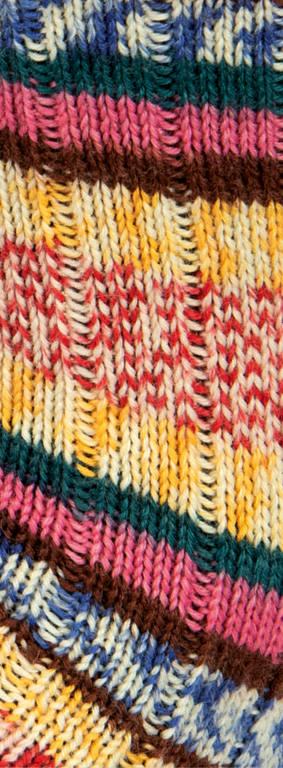 2993 Dunkelblau/Terrakotta/Anthrazit/Pink/Zitrusgelb/ Creme