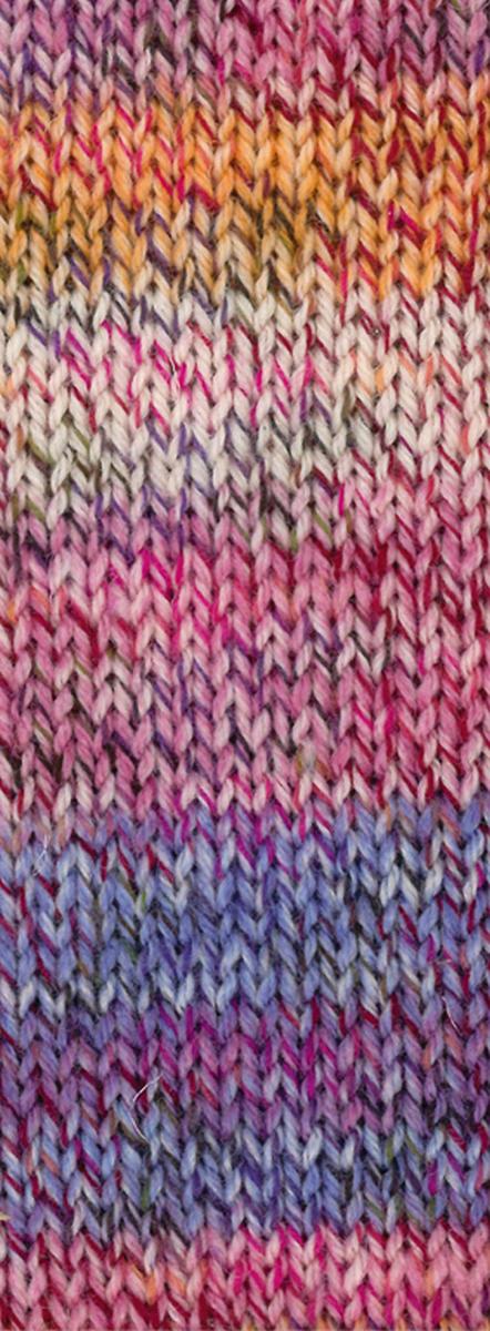219 Ecru/Weinrot/Pink/Lila/Rosa/Dottergelb/Veilchenblau;Meliert