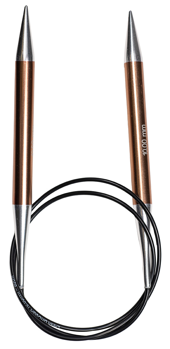 Rundstricknadel Alu RAINBOW 80cm - 10 mm - Lana Grossa