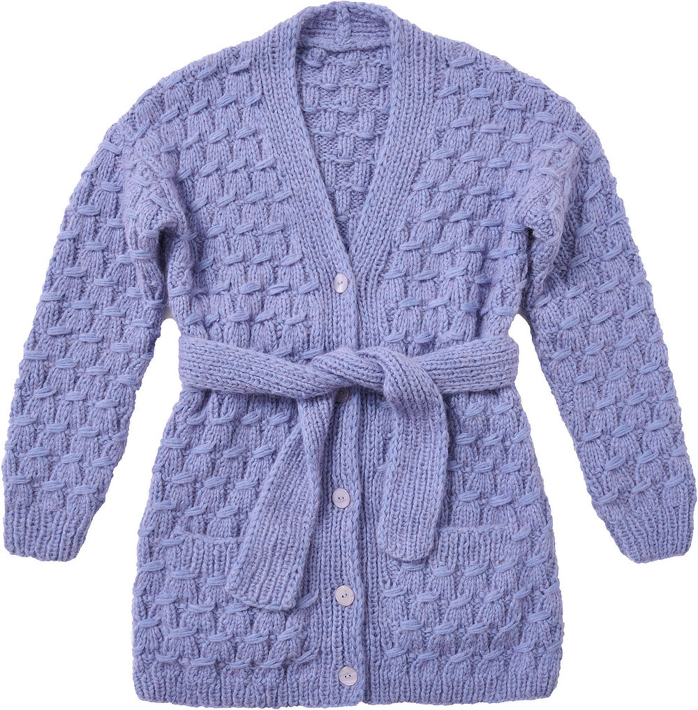 DIY-Wollpaket JACKE IM QUASTENMUSTER Gr. S/M - Brigitte