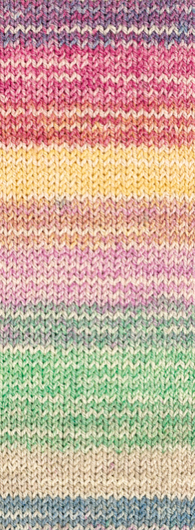 2566 Creme/Lila/Erdbeer/Gelb/Hellorange/Fliederrosa/Graugrün/Jade/Beige