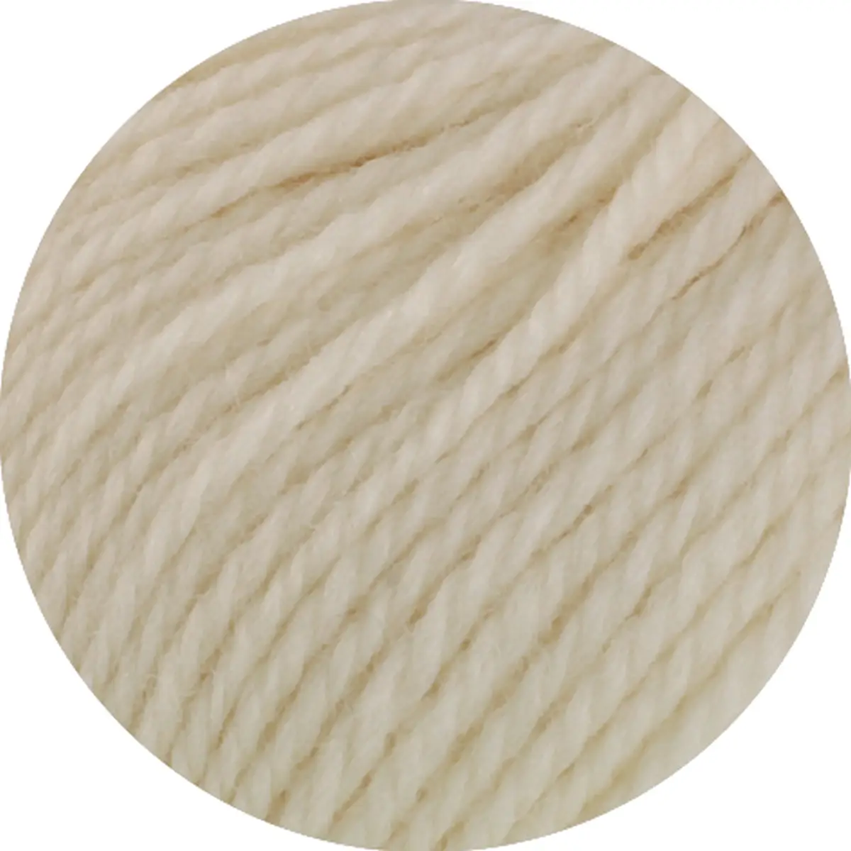 Lana Grossa Landlust Naturwolle aus 100% Schurwolle (Norwegisch) in Farbe 001 Wollweiß