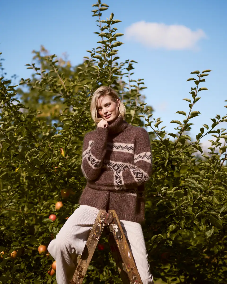 DIY-Wollpaket ROLLI MIT NORWEGERSTREIFEN Gr. S - Brigitte