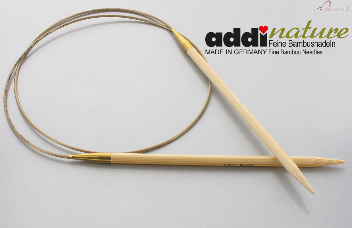 Rundstricknadeln Bambus 80cm - 12mm - Addi
