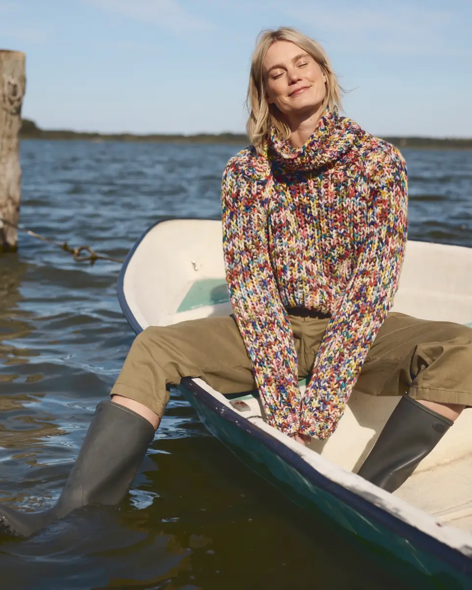 DIY-Wollpaket PULLOVER MIT RAGLANÄRMELN Gr. S - Brigitte