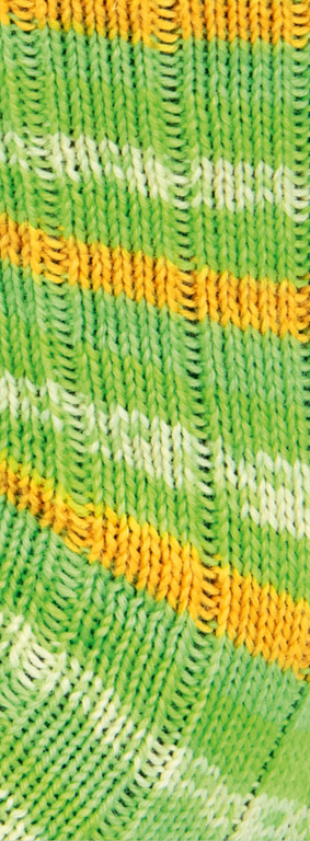2987 Grüngelb/Grün/Dunkelgrün/Orange