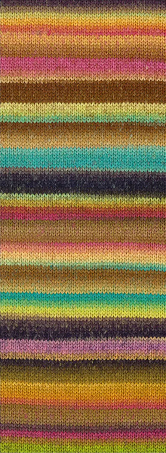 006 Pfirsich/Camel/Graugrün/Erika/Pistazie/Graubraun/-violett/Grün