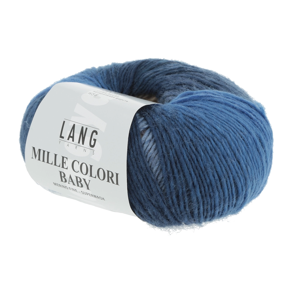 MILLE COLORI Baby - 0202 bunt blau/braun/atlantik - Lang Yarns