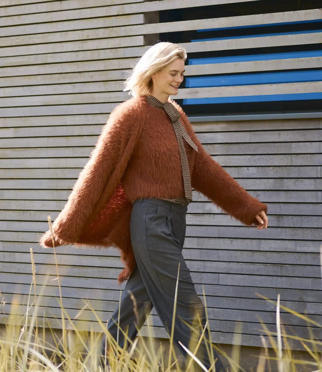 DIY-Wollpaket PUSCHEL-PULLOVER Gr. S - Brigitte