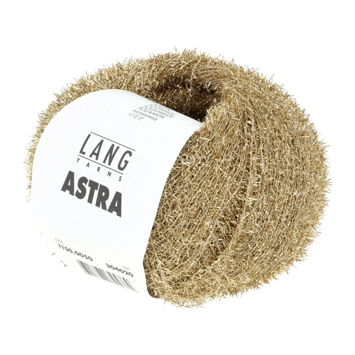 Angenehm weiches Beilaufgarn mit Metalic-Effekten in Gold oder Silber. Astra von Lang Yarns harmonisiert besonders mit flauschigen Mohair-Garnen