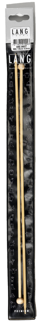 Jackenstricknadeln Bambus 35cm - 2,0 mm - Addi