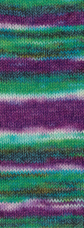 GIANNA - 008 Türkis/Grün/Rot-/Blauviolett/Rosé/Weiß - Lana Grossa