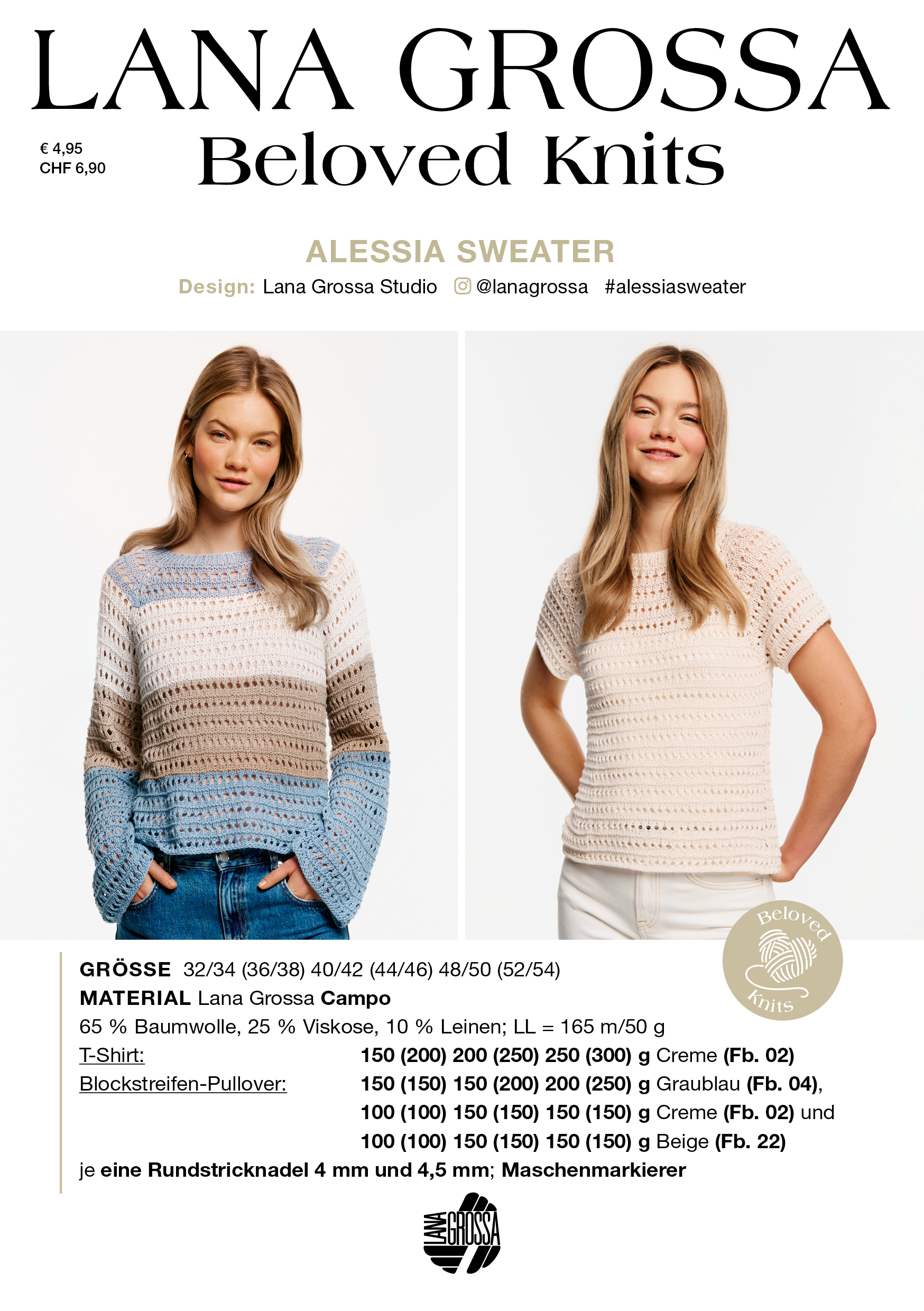 ALESSSIA SWEATER - BELOVED KNITS NO. 3