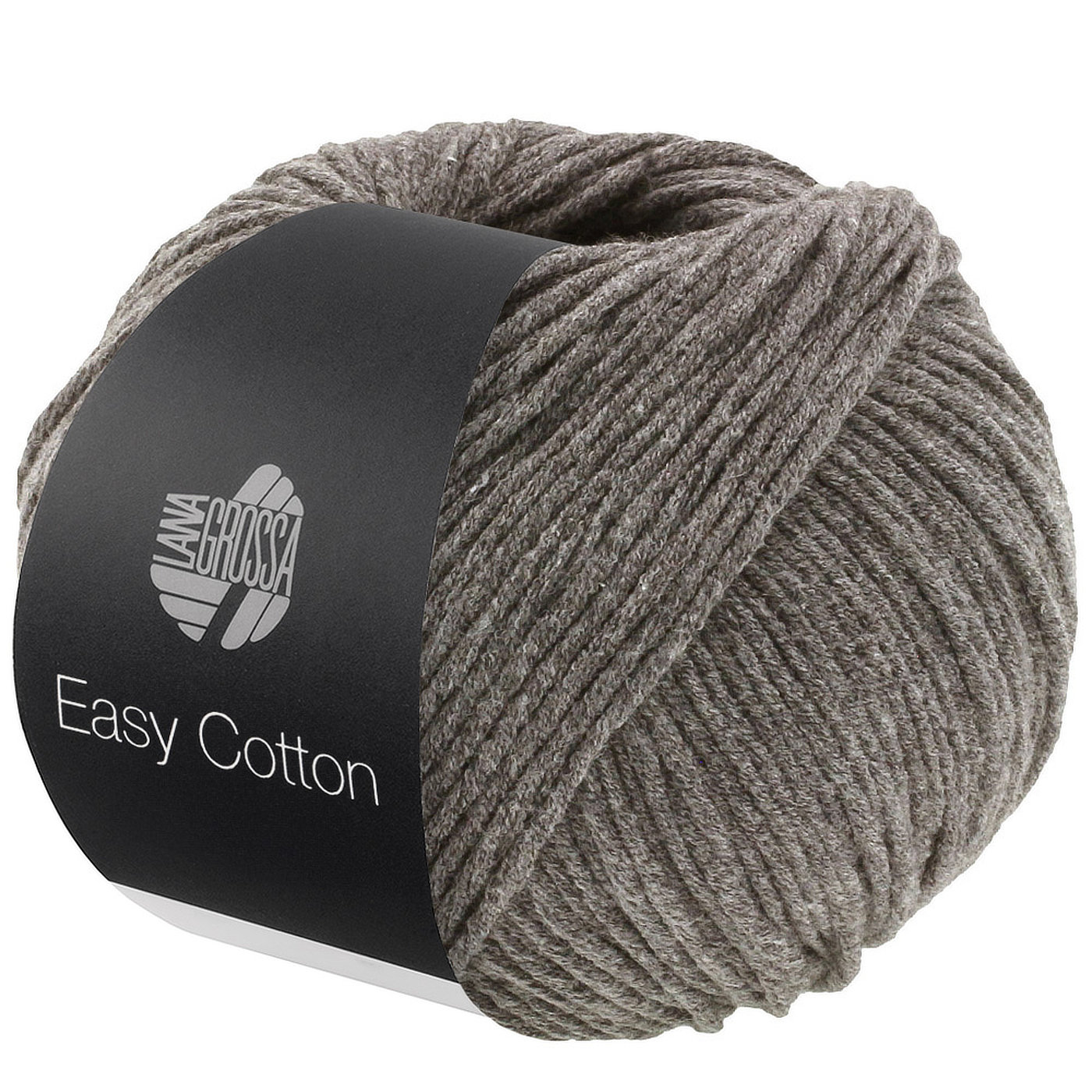 Easy Cotton, Baumwollgarn, Graues Garn, Garn mit dicker Struktur, Handarbeitsgarn