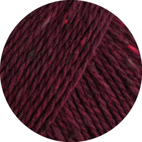 123 Burgund Meliert